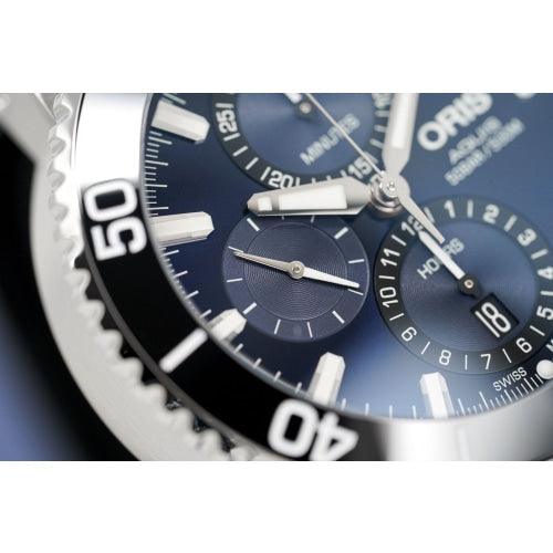 Oris Watch Aquis Chronograph Blue - Watches & Crystals