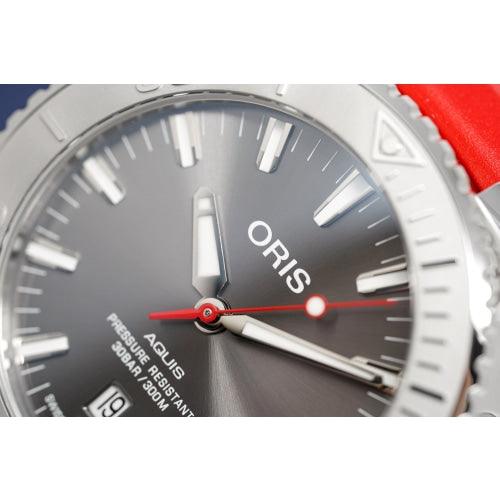 Oris Watch Aquis Date Relief Automatic Red - Watches