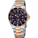 Revue Thommen 17571.2155 Men’s Diver Two-Tone/Blue Automatic Swiss Watch