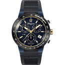 Salvatore Ferragamo F-80 Chrono Men’s Black Rubber Swiss Watch SFDL00218 - Watches