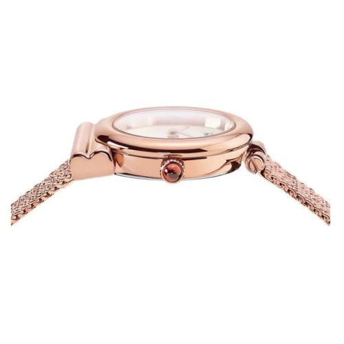 Salvatore Ferragamo Gancini Ladies Rose Gold Mesh 22mm Swiss Watch - Watches