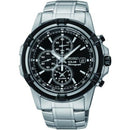 Seiko SSC147P1 Men’s Solar Power Silver/Black Chronograph Watch