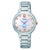 Seiko SUP381P1 Ladies Solar Mother of Pearl Crystal Watch