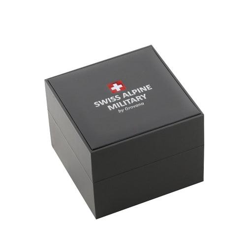 Swiss Alpine Military 7040.1117 Mens Diver Gold/Black Swiss Watch