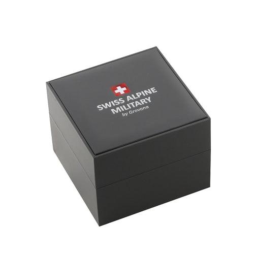 Swiss Alpine Military Men’s Black Chronograph Watch 7082.9187 - WATCHES