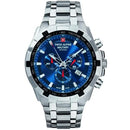 Swiss Alpine Military 7043.9135 Mens Chrono Silver/Blue Swiss Watch
