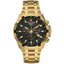 Swiss Alpine Military 7043.9117 Mens Chrono Gold/Black Swiss Watch