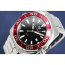 TAG Heuer Aquaracer Men’s Silver / Black Dial 43mm Watch WAY101B.BA0746 - Watches