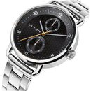 Ted Baker Brixam Men’s Silver / Black Dial Day Date Watch BKPBXF009UO