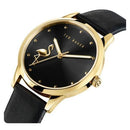 Ted Baker Ladies Flamingo Motif Black Leather Watch BKPFZF010UO