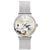 Ted Baker Phylipa Ladies Silver Floral Mesh Watch BKPPFF902UO