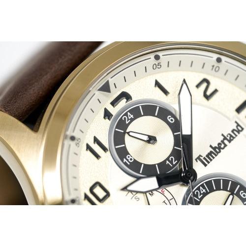 Timberland Men's Watch Groveton Multi Function Cream TBL.15357JSK/07 - Watches & Crystals