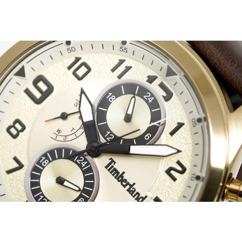 Timberland Men's Watch Groveton Multi Function Cream TBL.15357JSK/07 - Watches & Crystals