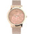 Timex Transcend Ladies Rose Gold Mesh Watch TW2U98100 - Watches