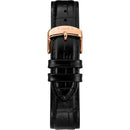 Timex Waterbury Men’s Black / Rose Gold Leather Watch TW2R96000 - Watches