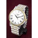 Tissot Carson Men's Quartz Watch Two Tone Roman Numerals - Watches & Crystals