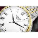 Tissot Carson Men's Quartz Watch Two Tone Roman Numerals - Watches & Crystals