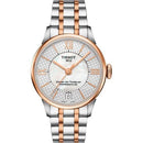 Tissot Chemin Des Tourelles Ladies Silver/Rose Gold Mother-of-Pearl Dial Swiss Watch T0992072211801 - WATCHES