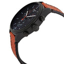 Tissot Chrono XL NBA Collector Edition Men’s Black/Brown Leather Strap Chronograph Watch T1166173605108 - WATCHES