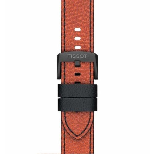 Tissot Chrono XL NBA Collector Edition Men’s Black/Brown Leather Strap Chronograph Watch T1166173605108 - WATCHES