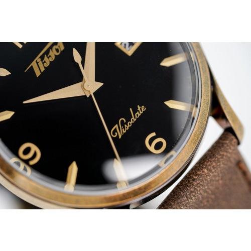 Tissot Men's Watch Heritage Visodate Bronze PVD T1184103605700 - Watches & Crystals