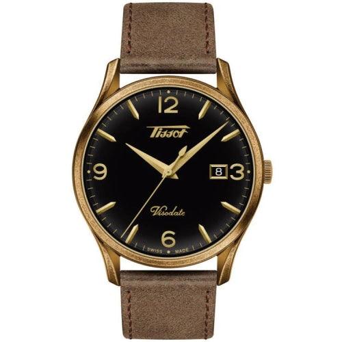 Tissot Men's Watch Heritage Visodate Bronze PVD T1184103605700 - Watches & Crystals