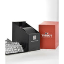 Tissot PRS 516 Men’s Black Chronograph Automatic 60hr Leather Swiss Watch T1004271605100 - WATCHES