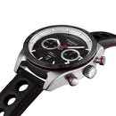 Tissot PRS 516 Men’s Black Chronograph Automatic 60hr Leather Swiss Watch T1004271605100 - WATCHES