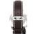 Tissot PRS 516 Men’s Brown Leather Blue Dial Chronograph Watch T1004171604100 - Watches