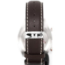 Tissot PRS 516 Men’s Brown Leather Blue Dial Chronograph Watch T1004171604100 - Watches