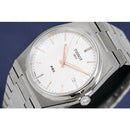 Tissot PRX Men’s White Dial Watch T1374101103100 - Watches