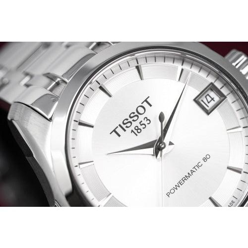 Tissot Women's T-Classic Automatic Watch Couturier Powermatic 80 Date - Watches & Crystals