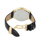 Tissot Traditional Ladies Gold/Black Leather Strap Swiss Watch T0636103605700 - WATCHES