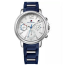Tommy Hilfiger Ladies Watch Claudia White Blue 1781746 - Watches & Crystals