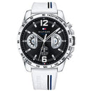 Tommy Hilfiger Men's Watch Chronograph Decker Black 1791475 - Watches & Crystals
