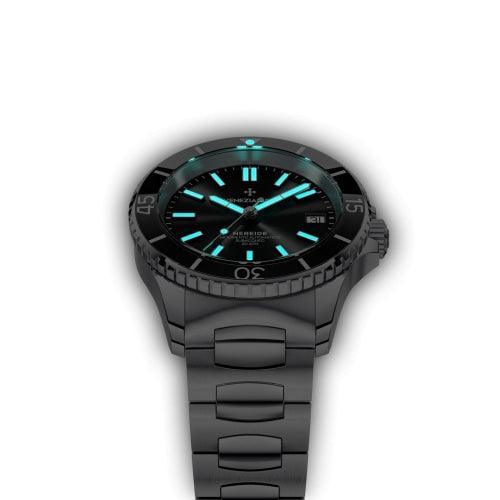Venezianico Automatic Watch Nereide 39 Canova Bracelet Black 3121504C - Watches & Crystals