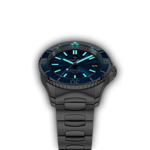 Venezianico Automatic Watch Nereide 39 Canova Bracelet Blue 3121502C - Watches & Crystals