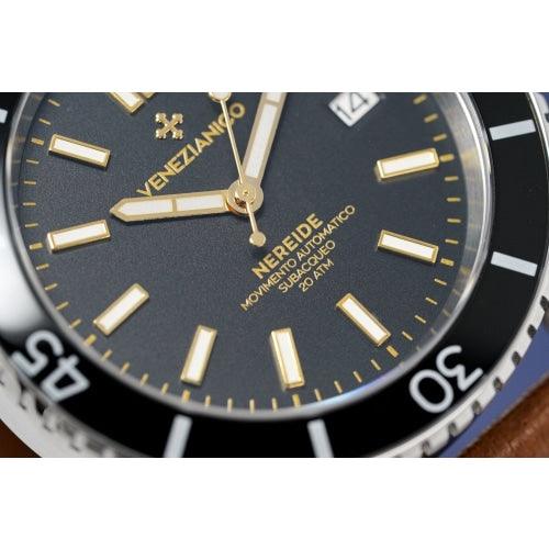 Venezianico Automatic Watch Nereide Leather Black 3321505 - Watches & Crystals