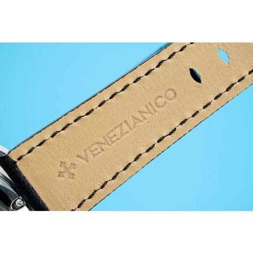 Venezianico Automatic Watch Redentore Riserva di Carica Black Leather 1321504 - Watches & Crystals