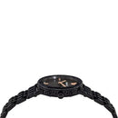 Versace Greca Glass Ladies Black 32mm Watch VEU300721 - Watches