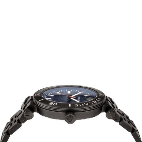 Versace Greca Sport Men’s Gunmetal 43mm Watch VEZ300621 - Watches