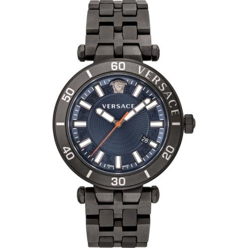 Versace Greca Sport Men’s Gunmetal 43mm Watch VEZ300621 - Watches