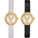 Versace Ladies Mini Virtus Multi-strap 28mm Swiss Watch - Watches