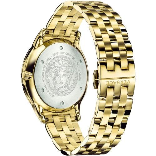Versace Men’s Univers Gold 43mm Swiss GMT Watch VEBK00518 - Watches