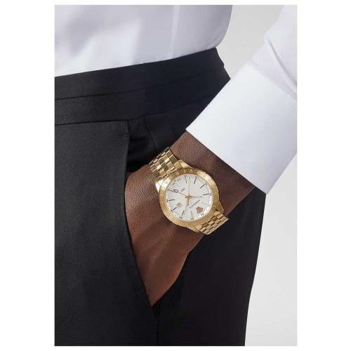 Versace Men’s Univers Gold 43mm Swiss GMT Watch VEBK00518 - Watches