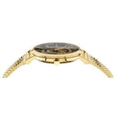 Versace VEK400621 Ladies Essential Gold/Black Iconic Swiss Watch - Watches