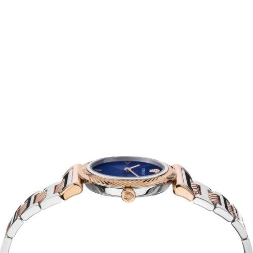 Versace V-Motif Ladies Two-Tone 35mm Watch VERE02020 - Watches