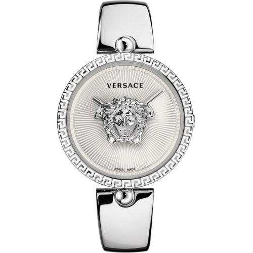 Versace VCO09 0017 Ladies Palazzo Empire Silver Stainless Swiss Watch