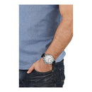 Versace VE3E00121 Men’s Sport Tech Silver/Black Rubber Chronograph Swiss Watch - Watches