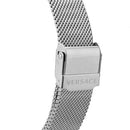 Versace VE8103921 Ladies V-Circle Silver Stainless Mesh Swiss Watch - Watches